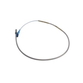 Bently Nevada 330102-00-40-10-01-05 3300 XL 8 mm proximity probe: 0–2 mm range, 7.87 V/mm, -35°C to +177°C. 4.0 m cable, M10 thread.