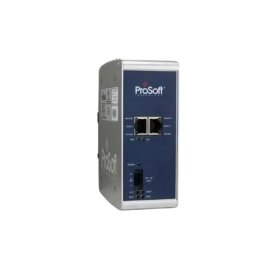ProSoft PLX82-EIP-61850 gateway: EtherNet/IP to IEC 61850 MMS conversion, dual Ethernet ports, DIN rail mount, 90×140×115 mm, 0.9 kg.