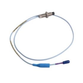 Bently Nevada 330703-000-050-10-01-00 3300 XL 11 mm proximity probe: 7.87 mV/µm, 0.25–2.3 mm range, 316 SS case, API 670 compliant