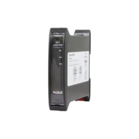 ProSoft PLX51-DF1-ENI module: DF1 full-duplex and half-duplex to EtherNet/IP routing, RS-232 and RS-485 ports, 90×140×115 mm, 0.8 kg